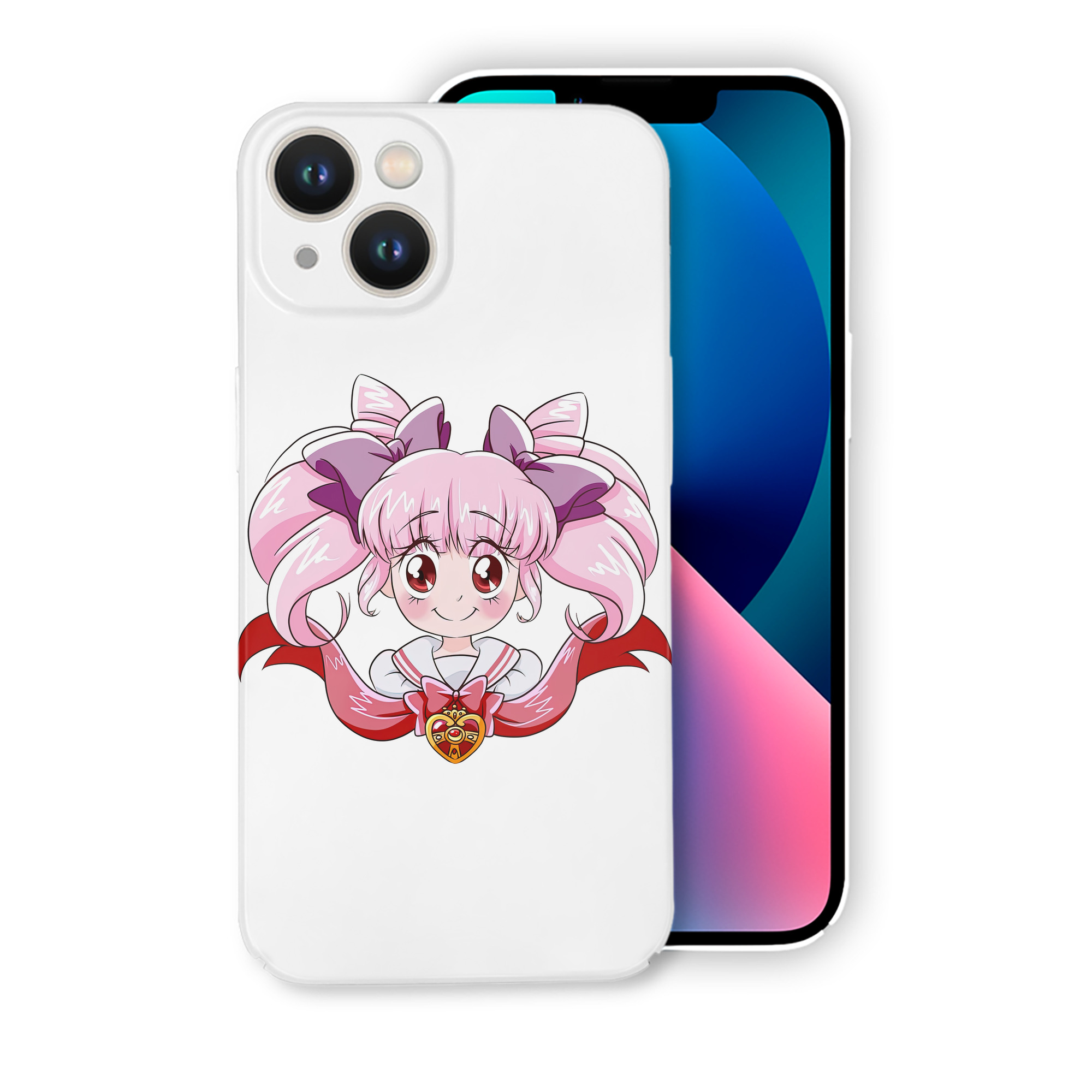 （画像用） 美少女戦士セーラームーン ちびうさ Sailor Moon Chibiusa Tsukino Usagi Small Lady Serenity 【iPhone 14シリーズ対応】ハードケース